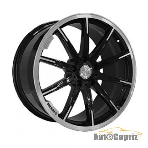 Диски Replica MR1028 Gloss-Black-Whith-Matte-Polished_Forged R21 W10.5 PCD5x130 ET24 DIA84.1